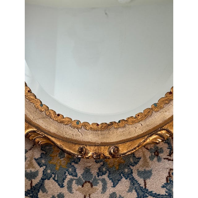 20th Century Florentine Giltwood Mirror For Sale - Image 10 of 12