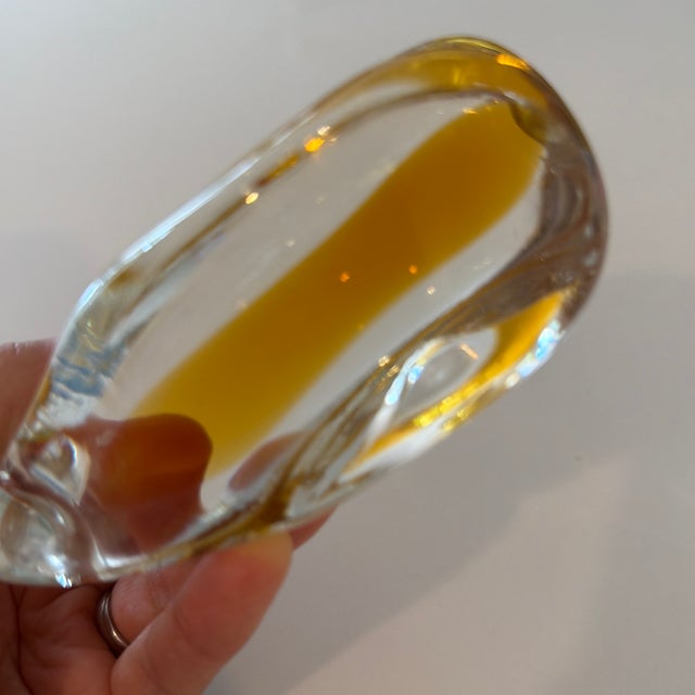 Mid 20th Century Vintage Murano-Style Hand-Blown Glass Whale For Sale - Image 5 of 5