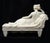 19th Century Neo-Classical Alabaster Sculpture Depicting Nude Paolina Buonaparte, France For Sale - Image 5 of 6