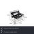 Modern Wassily Chair Leather Armchair Black Chair by Marcel Breuer for Knoll Inc., Set of 2 For Sale - Image 3 of 18