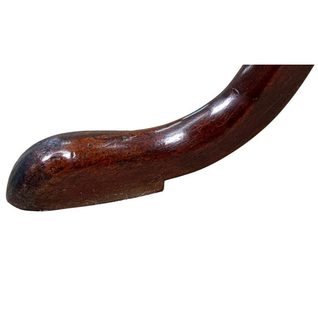 Wood Georgian 18th Century Oval Mahogany Wine Table, 1760 For Sale - Image 7 of 10
