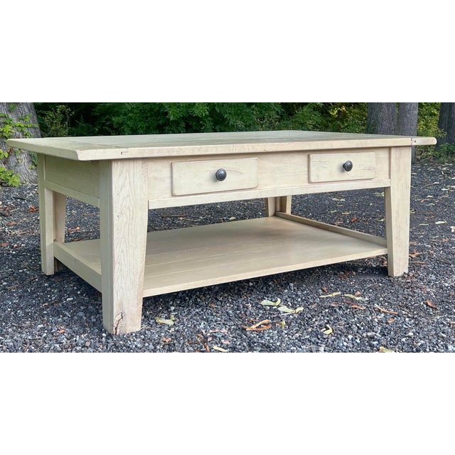 Broyhill Broyhill Attic Heirlooms Farmhouse Coffee Table For Sale - Image 4 of 12