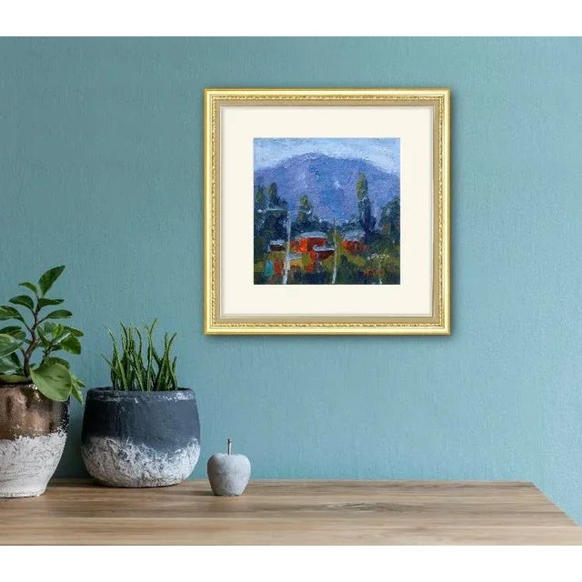 "Mt. Tamalpais Marin County" Contemporary Landscape Oil Painting For Sale - Image 4 of 12