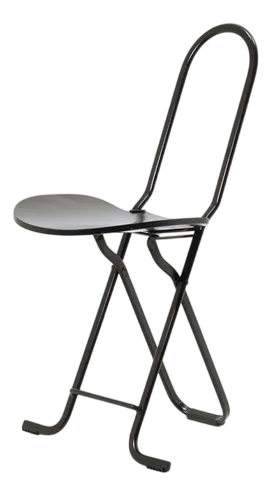 Postmodern Dafne Folding Chair by Gastone Rinaldi for Thema, Italy, 1970s