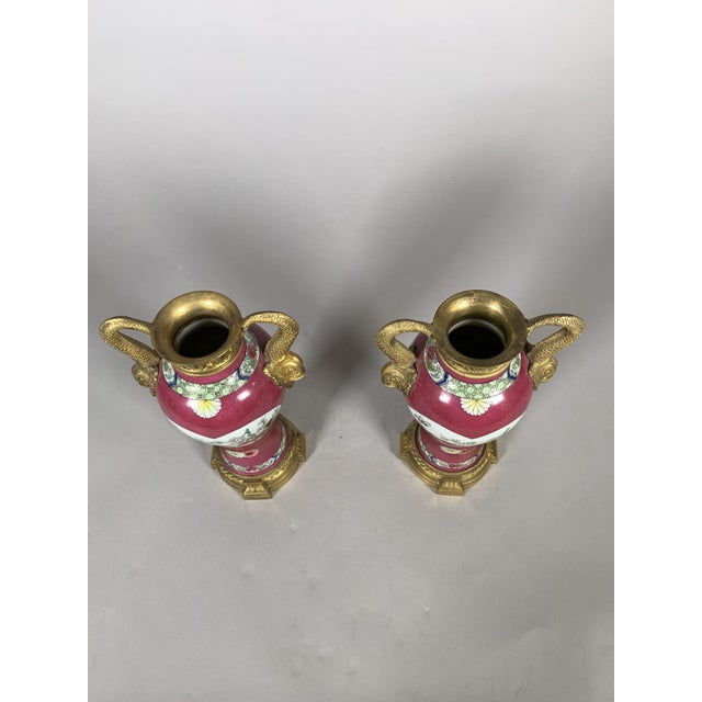 Antique Chinese Porcelain Vases, 1750, Set of 2 For Sale - Image 6 of 11