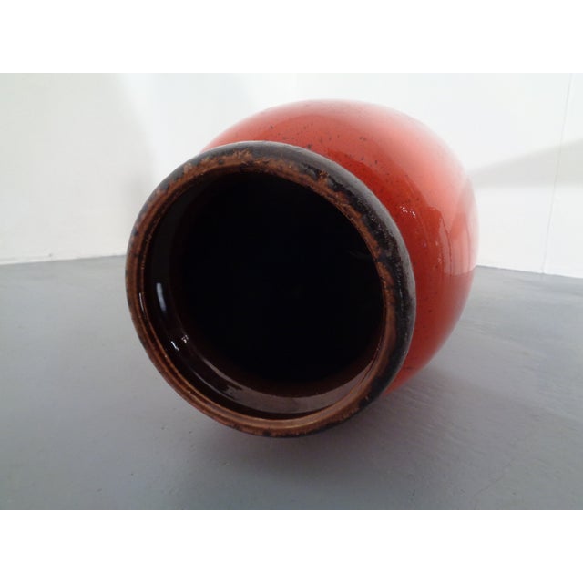 Large Glazed Ceramic Nr. 284-53 Vase from Scheurich, 1970s For Sale - Image 6 of 17