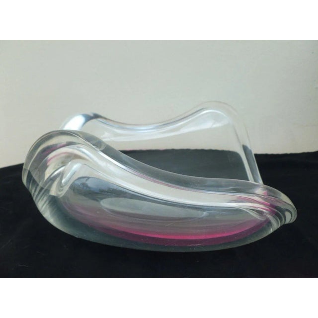 Mid-Century Modern 1970's Ritts Astrolite Biomorphic Elliptical Lucite Bowls - a Pair For Sale - Image 3 of 7