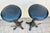 Antique cast iron swivel bar stools were designed and manufactured in the United States during the 1900s. The stools are...