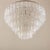 Metal Italian Murano Glass Chandelier attributed to Venini, 1970s For Sale - Image 7 of 13
