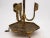 Metal Spanish Gilt Iron Triple Candlestick or Stand, 1950s For Sale - Image 7 of 8