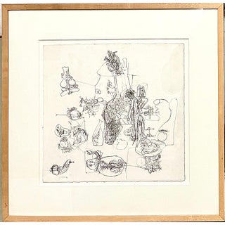 Erwin Pfrang, German Neo Expressionist Graphite Pencil Drawing Erwin Pfrang Nolan Gallery NYC, 2001 For Sale