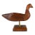 1985 Johnny Wyres "Hen Pheasant" Hand Carved Wooden Folk Art Bird For Sale