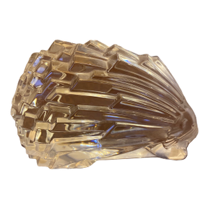 Vintage 1980s Baccarat France Crystal Porcupine Figurine Paperweight #764415