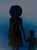 His First Heartbeat, Miniature Silhouette Painting, Acrylic on Canvas, Emmanuel Akolo, 2026 For Sale