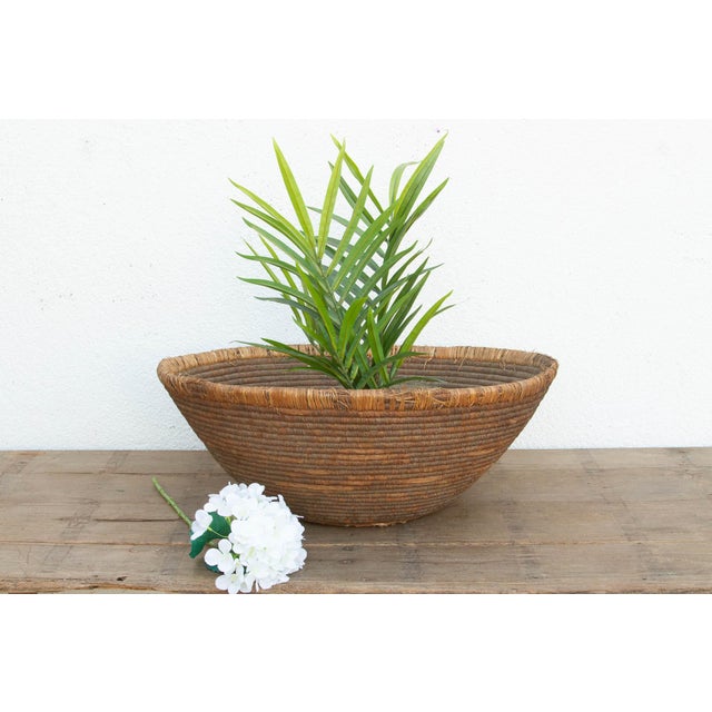 Large Antique Nomadic Harvest Bowl For Sale - Image 10 of 10