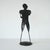 Late 20th Century Vintage Forged Iron Figure Sculpture For Sale - Image 4 of 10