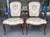 Exceptional set of twelve vintage John Widdicomb dining chairs featuring beautifully shaped wood frames and generously...