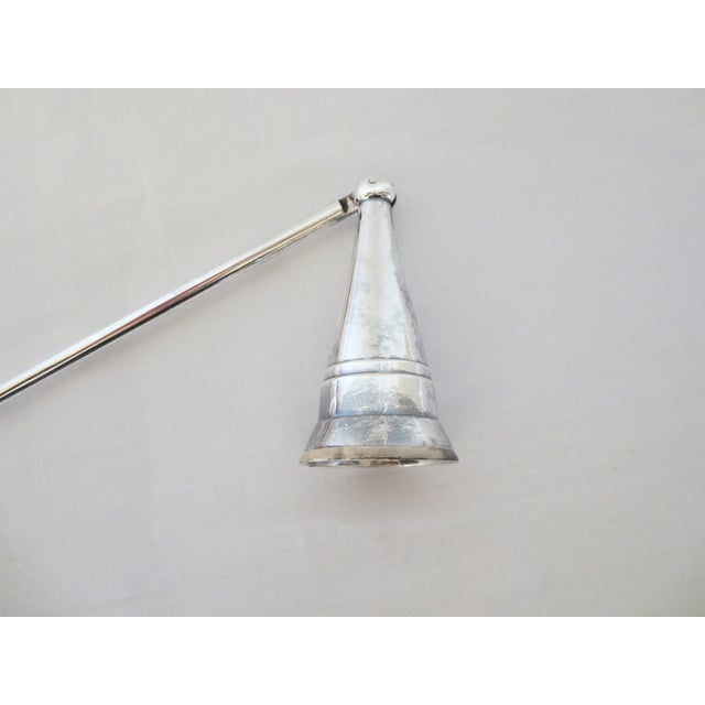 1970s Candle Snuffer Silverplate For Sale - Image 4 of 7