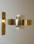 Double-Cap Wall Light in Amber Glass and Brass from Peill & Putzler, Germany, 1960s For Sale - Image 18 of 18