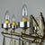 Large Mid-Century Italian Sculptural Chandelier in Brass and Glass, Italy, 1950s For Sale - Image 17 of 18