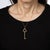 Stylish and finely detailed pre-owned Tiffany & Co Trefoil key pendant & necklace crafted in 18k yellow gold. The classic...