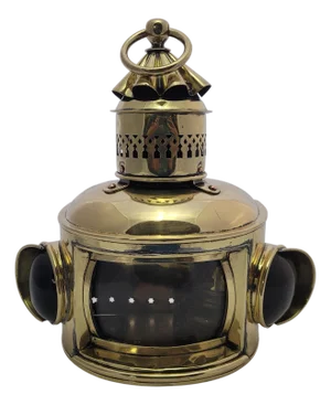 Solid Brass Bow Lantern from a Yacht