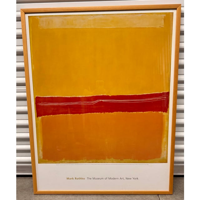 Enhance your home decor with this stunning framed art print featuring Mark Rothko's abstract masterpiece. This print...