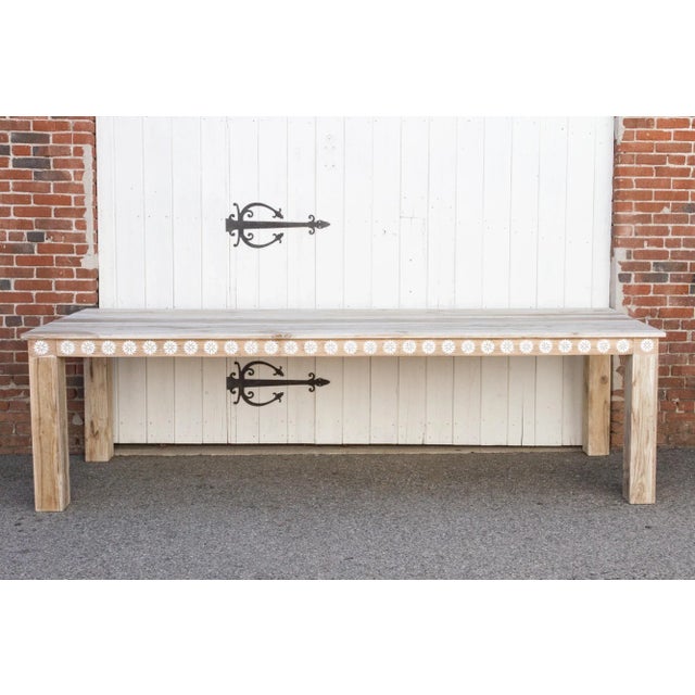 Blossom Inlaid Dining Table For Sale - Image 13 of 13