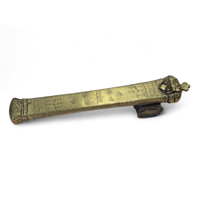 Ottoman Engraved Bronze Inkwell, 1790s For Sale - Image 6 of 10