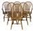 Late 20th Century Edrich Mills Handcrafted Oak Spindle Back Windsor Dining Chairs - Set of 6 For Sale