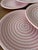 Vintage Pink Marbled Ceramic Dinnerware Set from Longchamp, 1990s, Set of 6 For Sale - Image 4 of 7