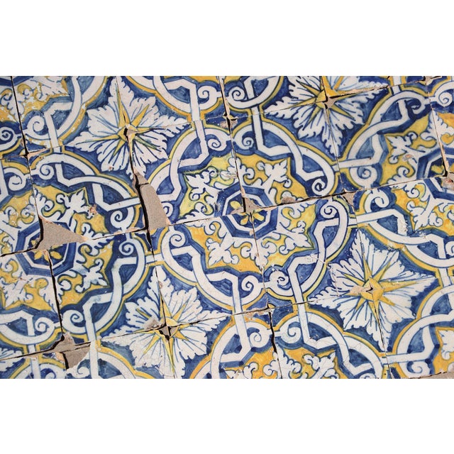 Circa: 17th Century. Country: Portugal. Material: Earthenware, Tin-glazed pottery. Item condition: Some chips and some...