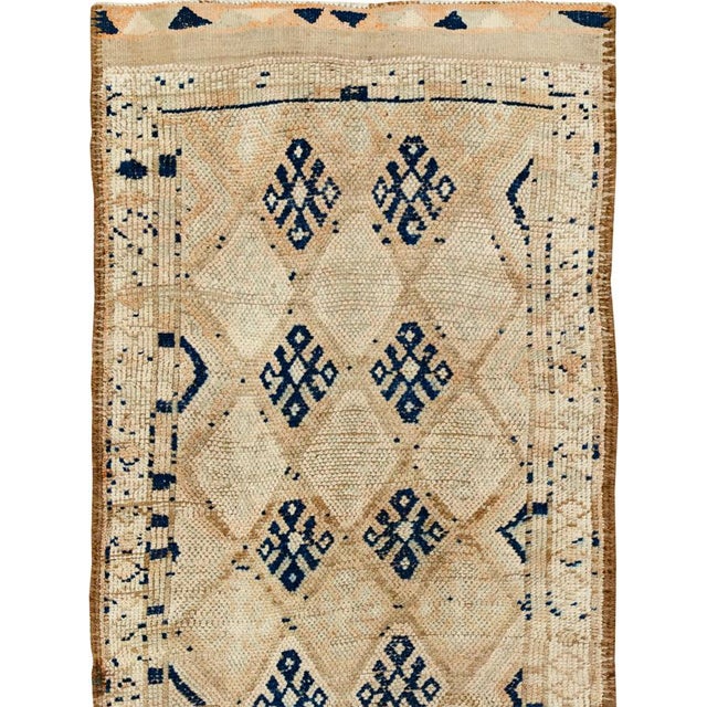 Rustic Galerie Shabab Collection Mid-20th Century Turkish Anatolian Runner For Sale - Image 3 of 10