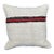 Turkish Hemp Pillow Cushion Natural Beige Black Pillow Cushion Cover 20"x20" For Sale