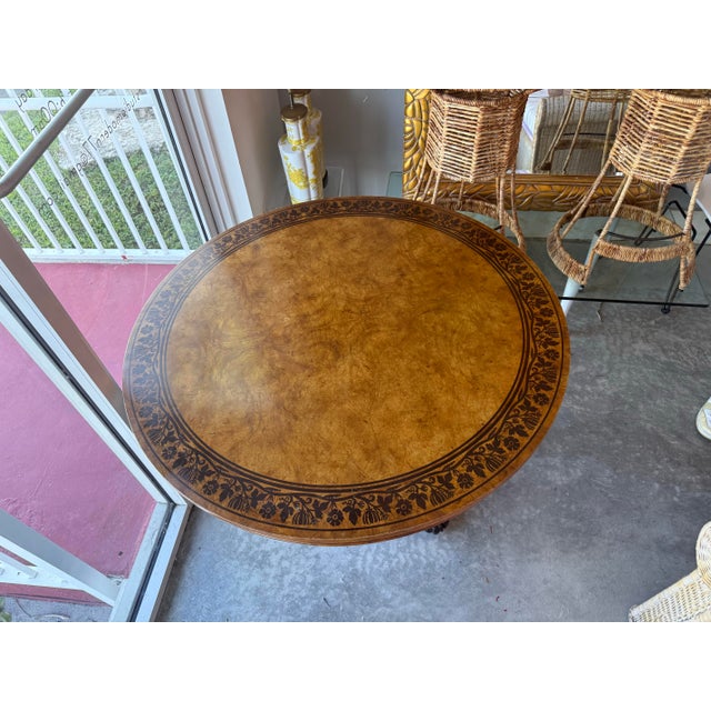 Vintage Baker Stately Home Collection Gueridon Table For Sale - Image 10 of 12
