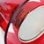 Vintage Red and Chrome Table Lamp, 1980s For Sale - Image 13 of 14