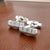 1990s George Jensen Estate Mens Cufflinks Silver, 2 Pieces For Sale In New York - Image 6 of 12