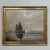 Early 20th Century Antique Framed Nautical Oil Painting on Panel ~ Signed For Sale - Image 5 of 15