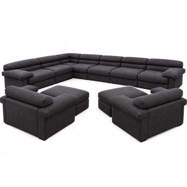 B & B Italia "Erasmo” 7 Piece Sectional by Afra and Tobia Scarpa c.1970 For Sale - Image 11 of 11