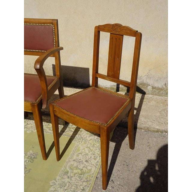 Vintage Art Deco Bridge Chairs, 1940s, Set of 3 For Sale - Image 16 of 18
