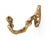 Traditional Mid 20th Century Waldorf Astoria Polished Bronze Wall Curtain Hook For Sale - Image 3 of 5