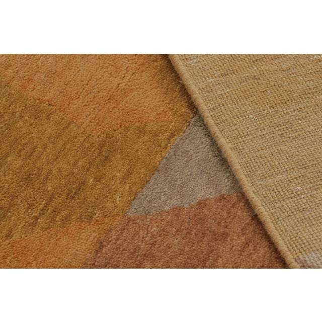 Textile Rug & Kilim’s Mid-Century Modern Style Rug With Geometric Patterns For Sale - Image 7 of 7