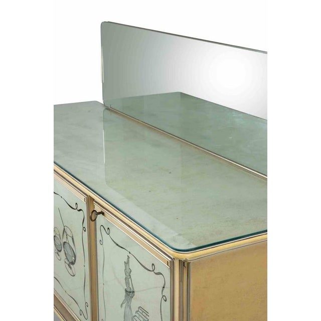 Buffet with Embedded Mirror by Umberto Mascagni, Italy, 1950s For Sale - Image 13 of 15
