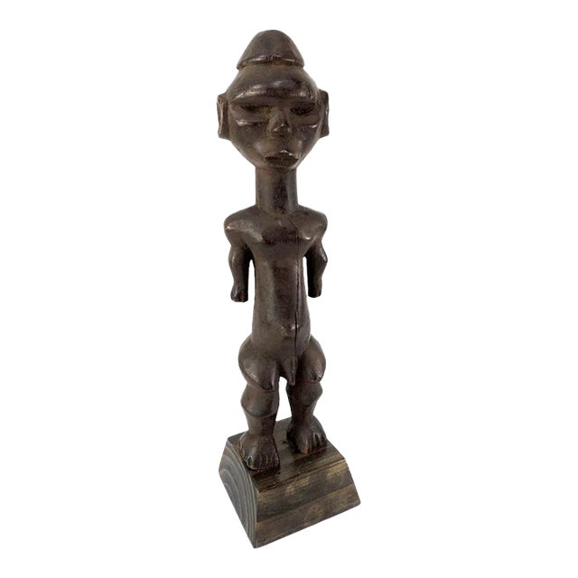Early 20th Century Pende Miniature Male Figure 11.5 Inch For Sale