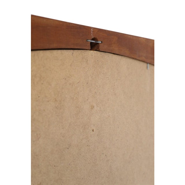 Large Mid-Century Danish Teak Mirror, 1960s For Sale - Image 6 of 7