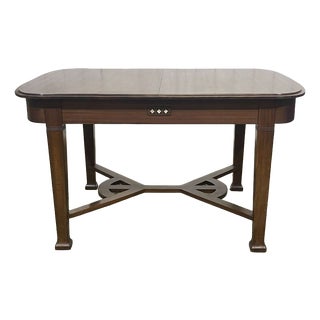 Art Nouveau Mahogany Dining Table in the style of Gustave Serrurier Bovy For Sale