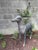 1980s Bronze Stag and Doe Garden Sculptures, Pair For Sale - Image 10 of 10