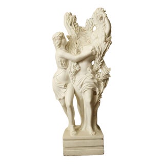 Italian Artist, Romanesque Women, Marble For Sale