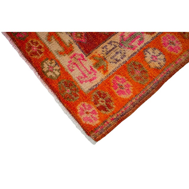 1970s Vintage Hand-Knotted Kurdish Runner For Sale - Image 12 of 12