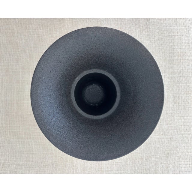 Ceramic Striking Modernist Studio Art Pottery "Vase 028" by Nozumi Fujii, Japanese Ceramicist For Sale - Image 7 of 11